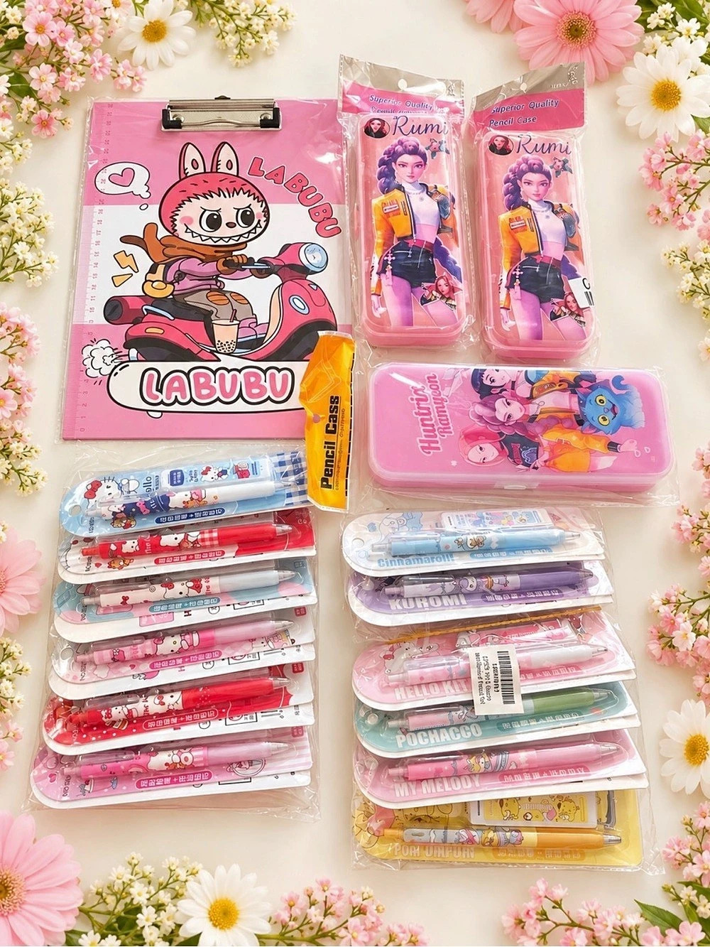 Pink Character-Themed Accessory bundle Set NWT